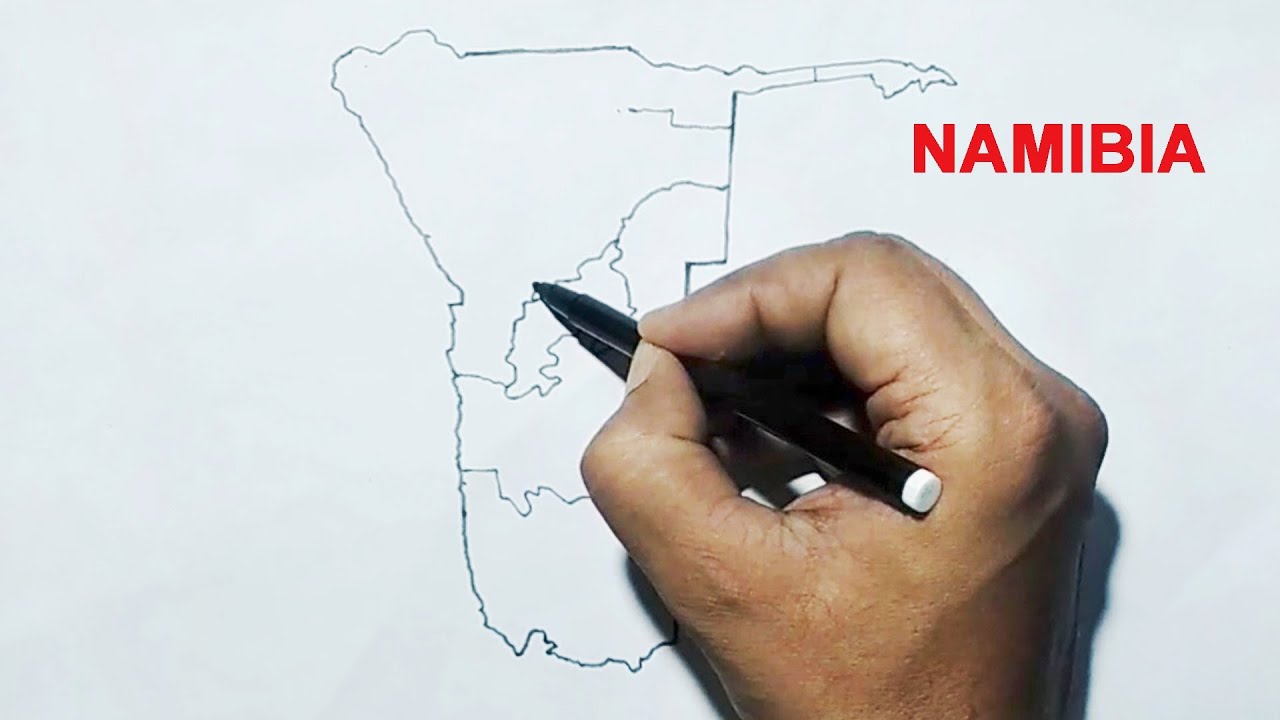 How to draw Namibia Map