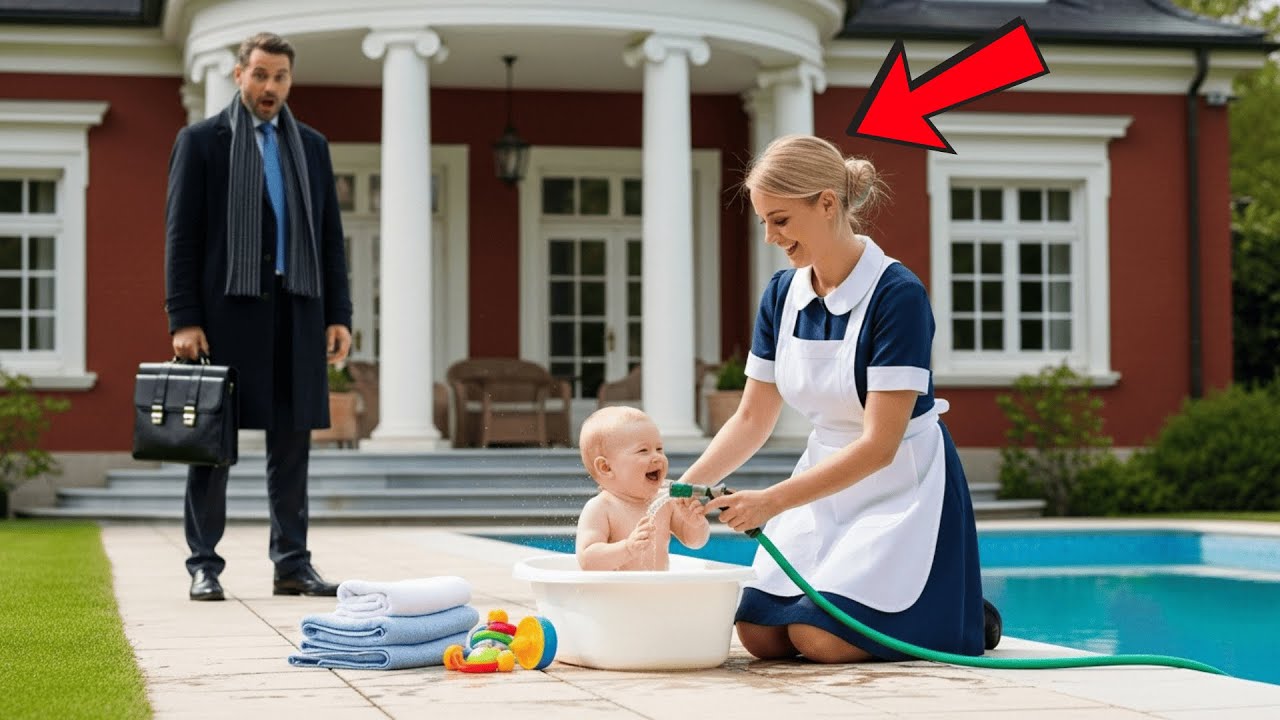 Keine Nanny Kam, Also Trat die Putzfrau Ein — Was der Milliardär Sah, Veränderte Alles
