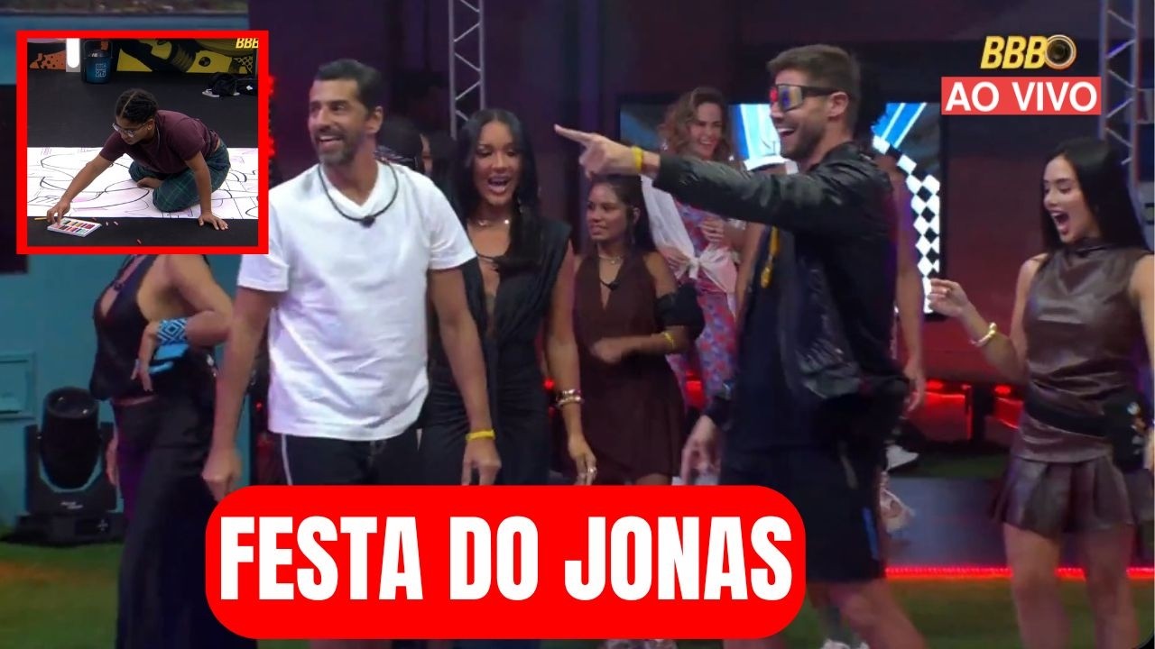🔴BBB 26  - FESTA DO L&Iacute;DER JONAS AO VIVO + MILENA &Eacute; BARRADA E REAGE COM DEBOCHE
