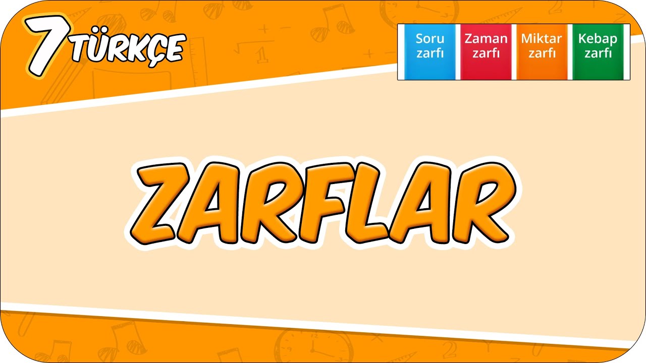 Zarflar 📙 7TURK11 #2026