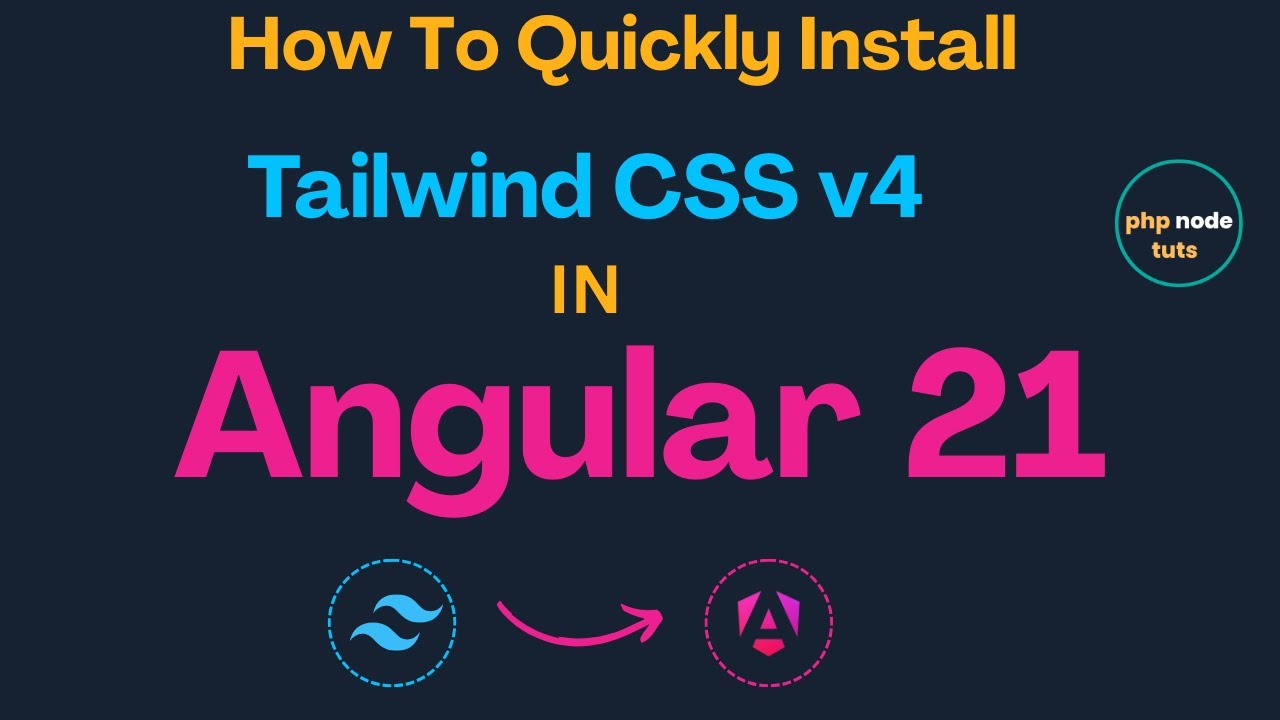 😮Как быстро установить Tailwind CSS 4 в Angular 21 | Пошаговое руководство | Angular 21