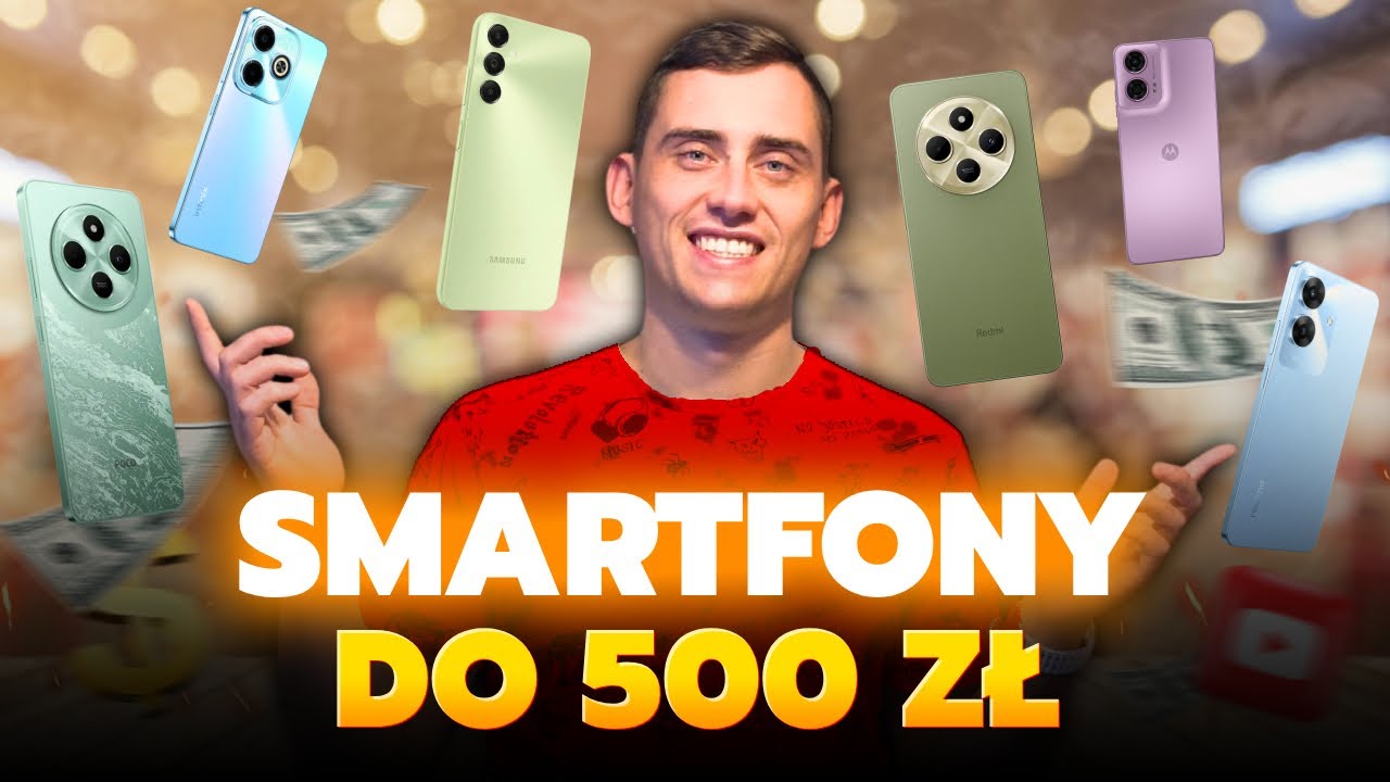 Jaki smartfon do 500 zł? | TOP 10 TANICH SMARTFON&Oacute;W 2025