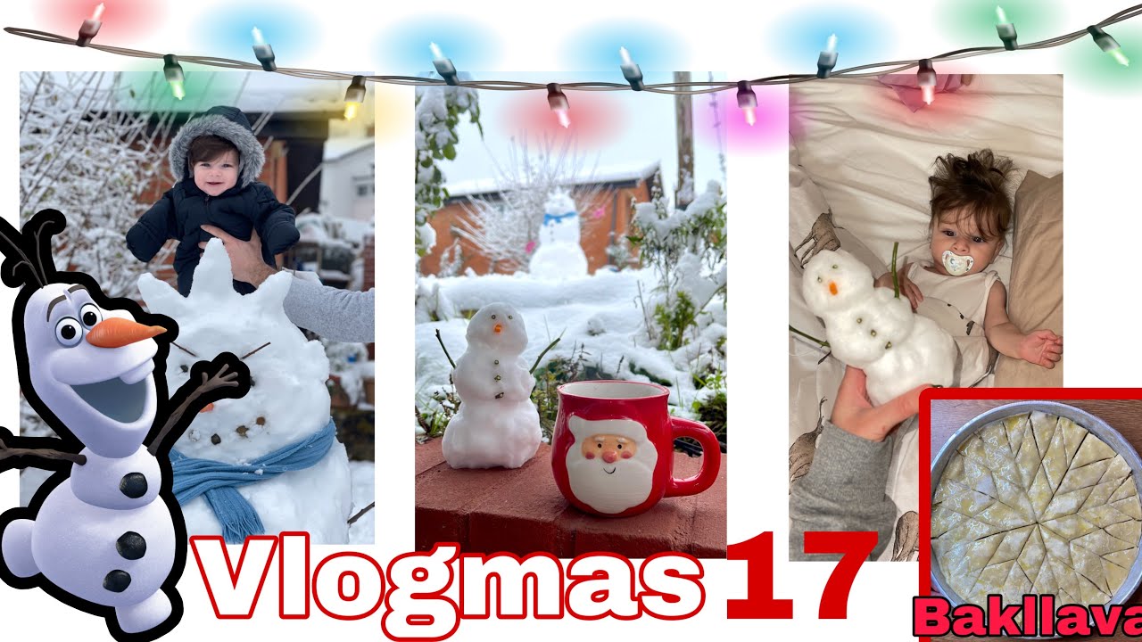 VLOGMAS 2022🎄// Bera bakllava/Logan shikon deboren per here te pare/❄️ Debora qe me derrmoi😢