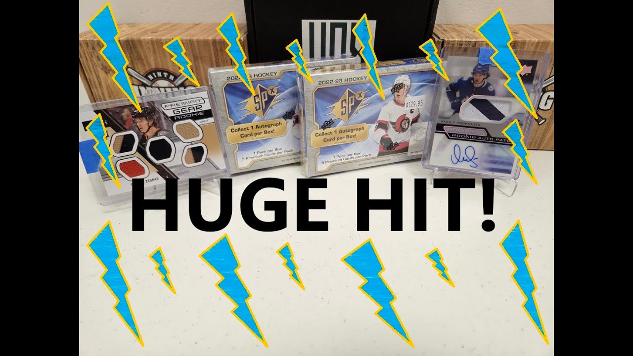 2 Hobby Boxes of 2022-23 SPx Hockey...HUGE HIT!!!