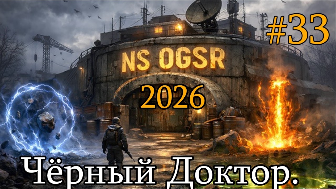 ☢ Сталкер NS OGSR 2026 ☢ #33. Госпиталь. Чёрный Доктор.