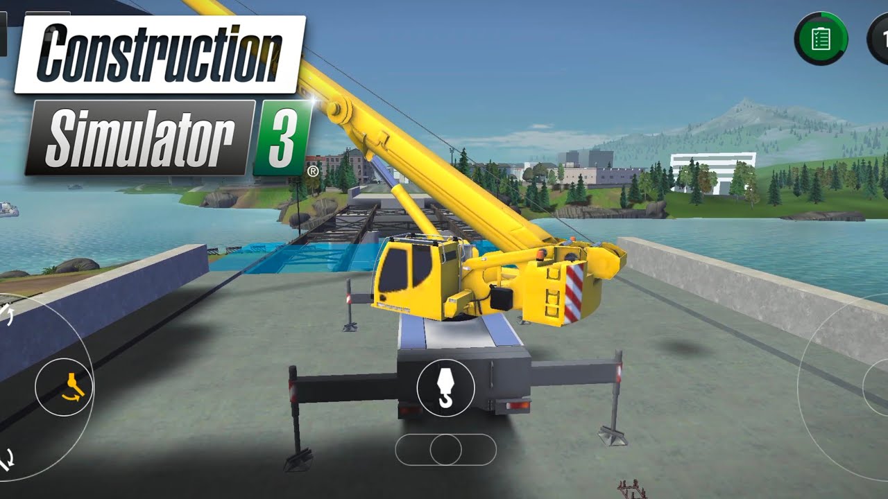 สร้างสะพานข้าม⚠️เมือง3 | Construction Simulator 3