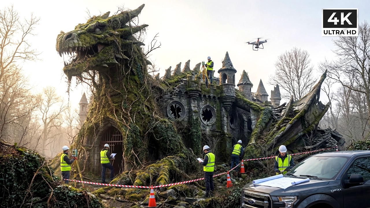 Abandoned DRAGON-Shaped Castle Left to Decay for 80 Years &mdash; Restored Into a $10M Fantasy Luxury