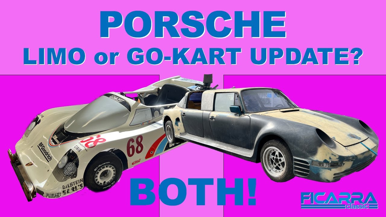 Porsche Twin-Targa Limo meets Porsche 962 Go-Kart