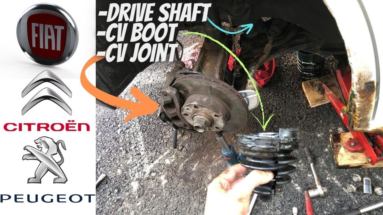 Fiat Ducato , Peugeot BOXER ,Citroen Jumper drive shaft ,cv joint and boot replace on tripod spider