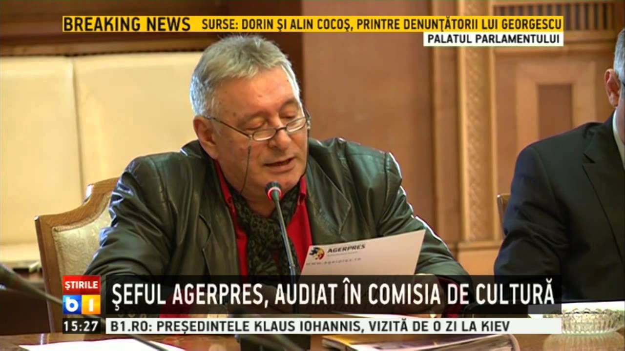 Seful Agerpres audiat in Parlament