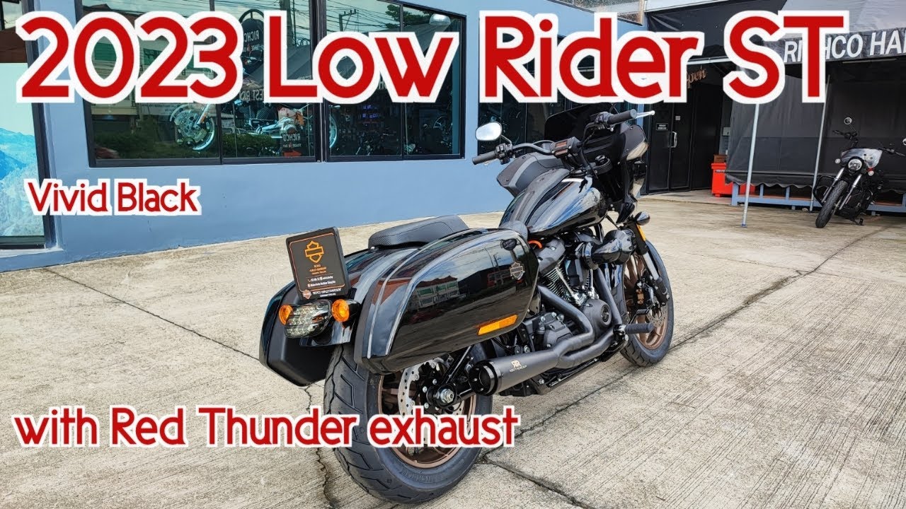 Low Rider ST 2023 with Red Thunder exhaust Walkaround Close up details + Rev