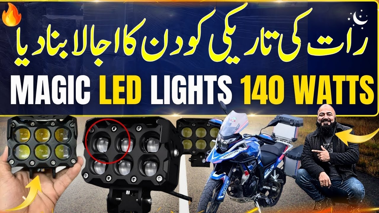 KOVE 500X ADVENTURE POWERFUL LIGHTS INSTALLED |