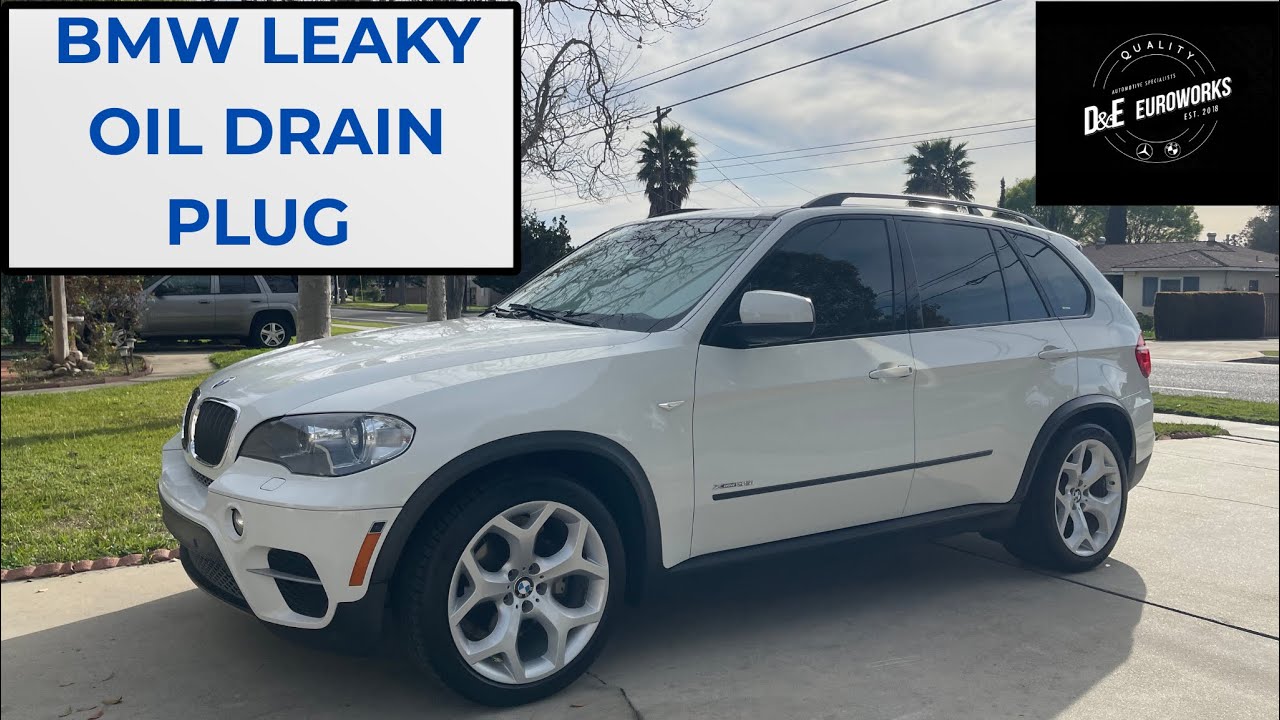 Solution To A Leaky Engine Oil Drain Plug For BMW N54 N55. 2013 BMW X5 Service.
