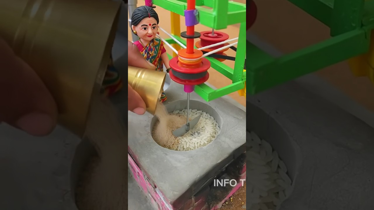 DIY Mini Rice Murmura/Muri Making Machine | Puffed Rice Making Process | Science Project