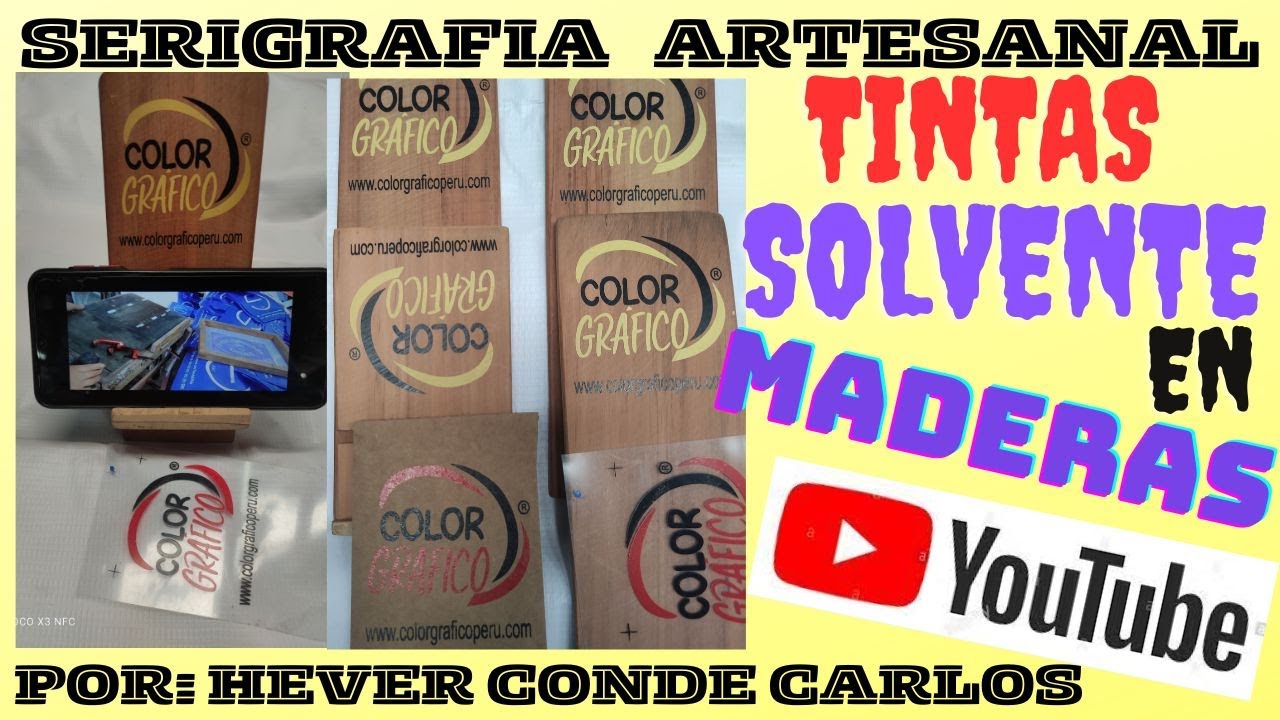 ESTAMPAR LOGOS,  EN SOPORTES RÍGIDOS COMO MADERA CON TINTAS SOLVENTE.