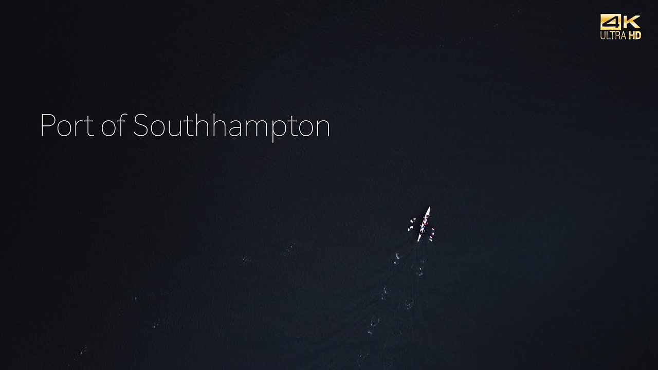 SOUTHAMPTON PORT (DJI DRONE FOOTAGE AT 4K 2.35:1)