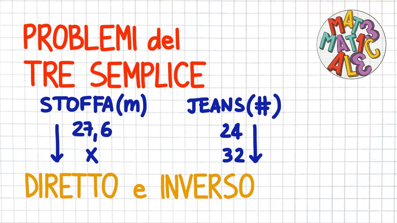 PROBLEMI DEL TRE SEMPLICE diretto e inverso (1)                     _ PR65