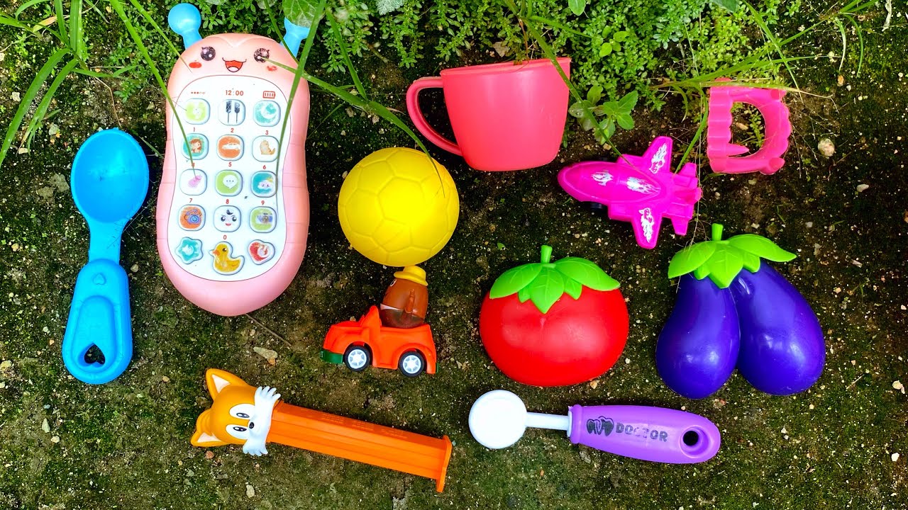 Hunting mainan sayur, mainan pesawat, mainan telepon, mainan gelas dll #huntingmainan #toys #mainan 