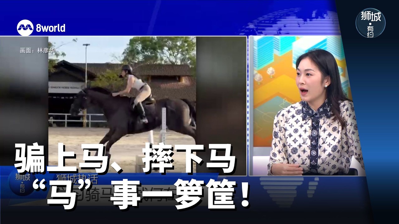 狮城有约 | 骗上马、摔下马 这些“马”事激励他们！