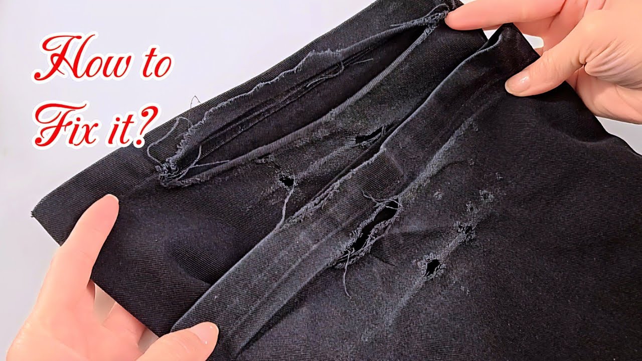 🧵 3 Beautiful Ways to Rescue Your Clothes | No Skills Required 