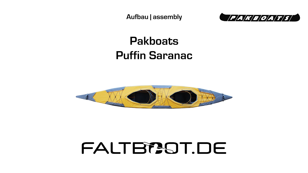 Pakboats Puffin Saranac assembly video
