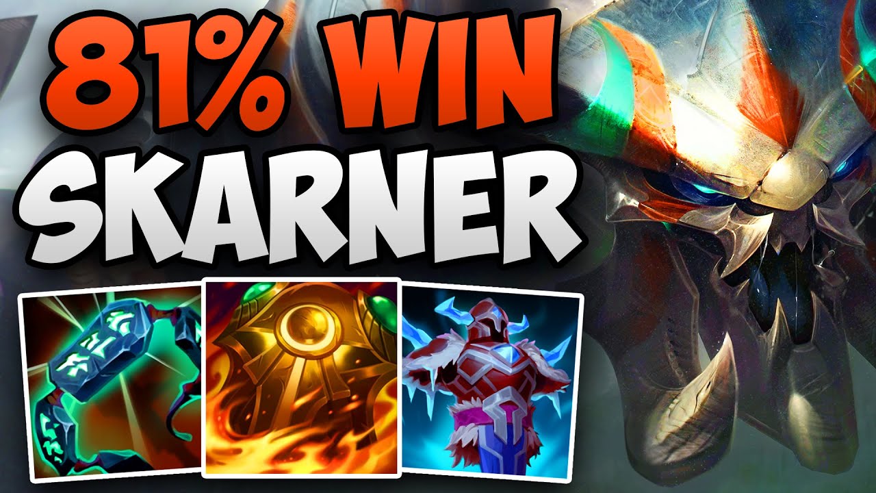 81% WIN RATE SKARNER TOP IN CHALLENGER! | CHALLENGER SKARNER TOP GAMEPLAY | Patch 14.10 S14