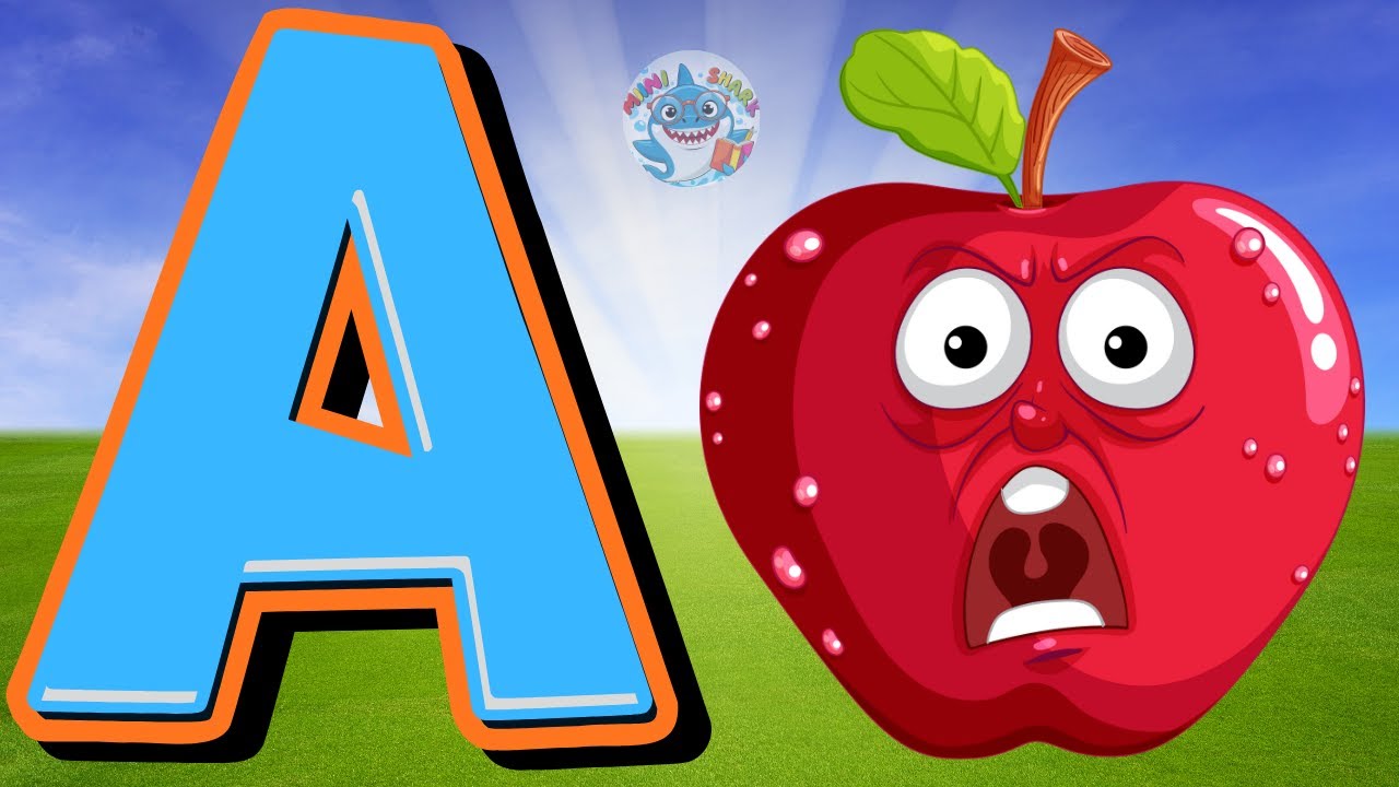 A is for Apple | A A Apple | A to Z ABC Phonics Song for Kids | Phonics Fun  #kidssongs