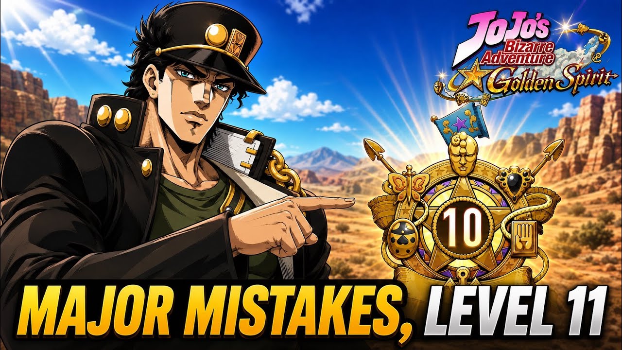 Советы по 11 уровню от игрока №1! | Jojo JJBA Golden Spirit | Jojo GS