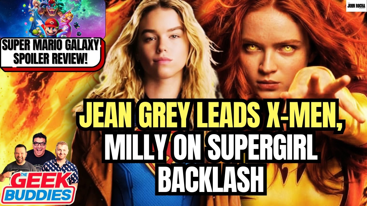 Jean Grey prowadzi sagę X-MEN, Milly krytykuje SUPERGIRL, recenzja Super Mario Galaxy | GEEK BUDDIES