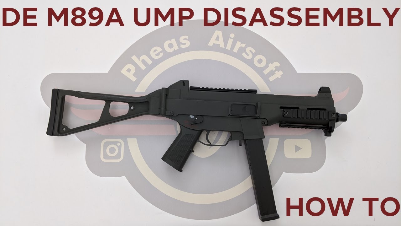 [КАК СДЕЛАТЬ] РАЗБОРКА ПЛАТФОРМЫ DE M89A UMP - ВНУТРЕННИЙ ОБЗОР