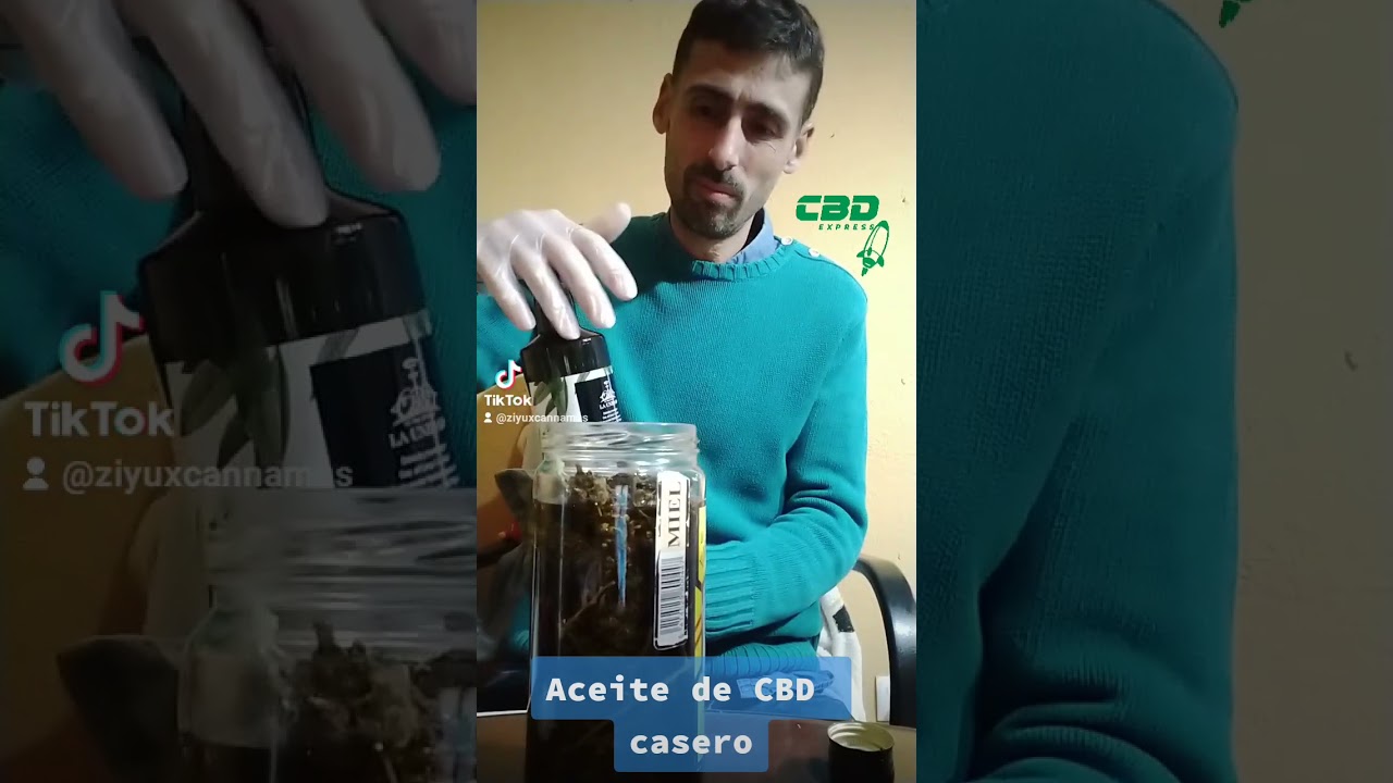Aceite casero de CBD