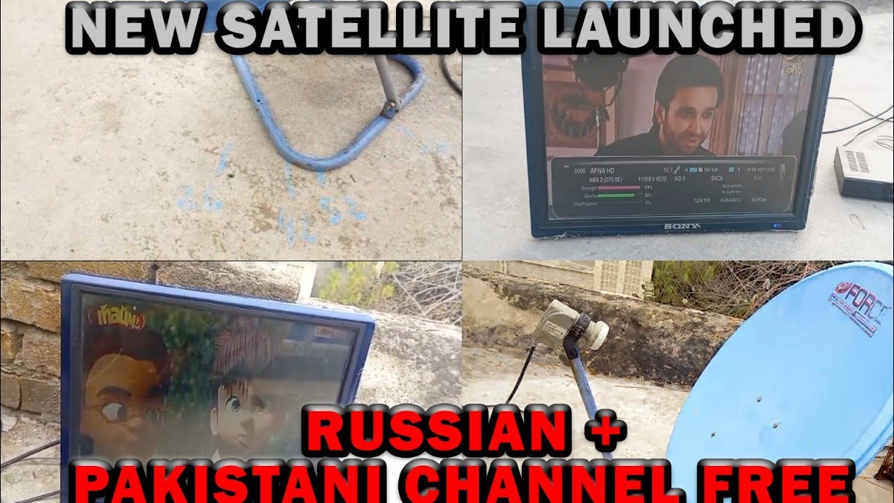 All Pakistani & Russian TV Channels in ONE Dish 📡 | New Satellite Update