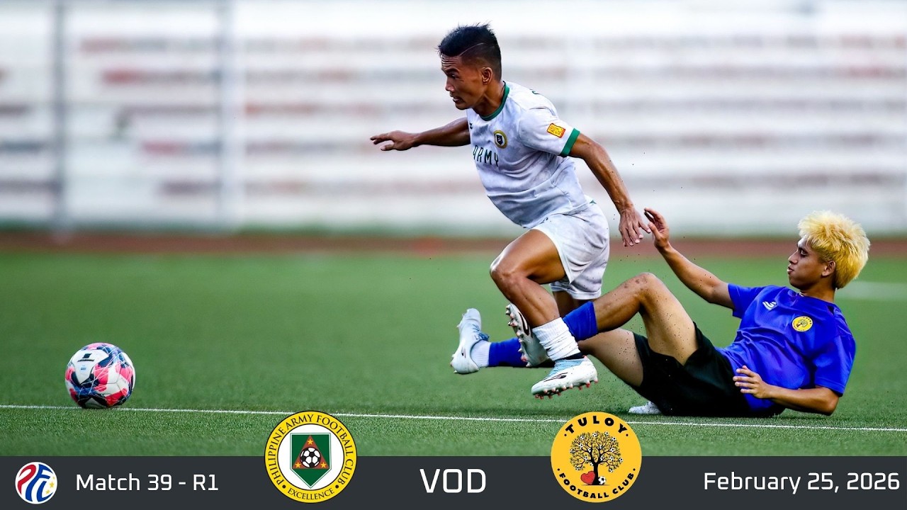 M39 VOD -- PHILIPPINE ARMY FC VS TULOY FC || PFL 2025-2026