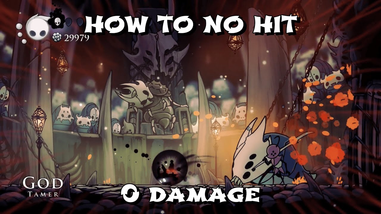 How to No Hit 0 Damage Trial of the Fool and God Tamer Boss - Hollow Knight