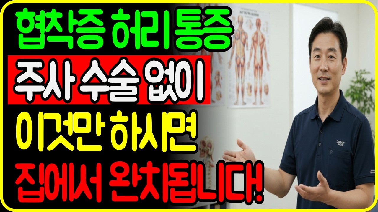 약이나 주사 없이 협착증 완치하는 3가지 방법｜수술전 꼭 확인하세요!!