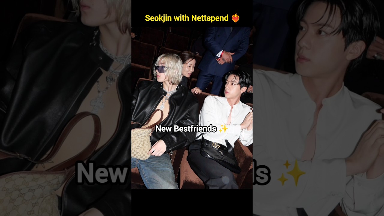 Seokjin with Nettspend 🔥✨ GUCCI ROYALTY JIN#JinxGucci #Jin #MFW#GucciLaFamiglia @gucci @jin