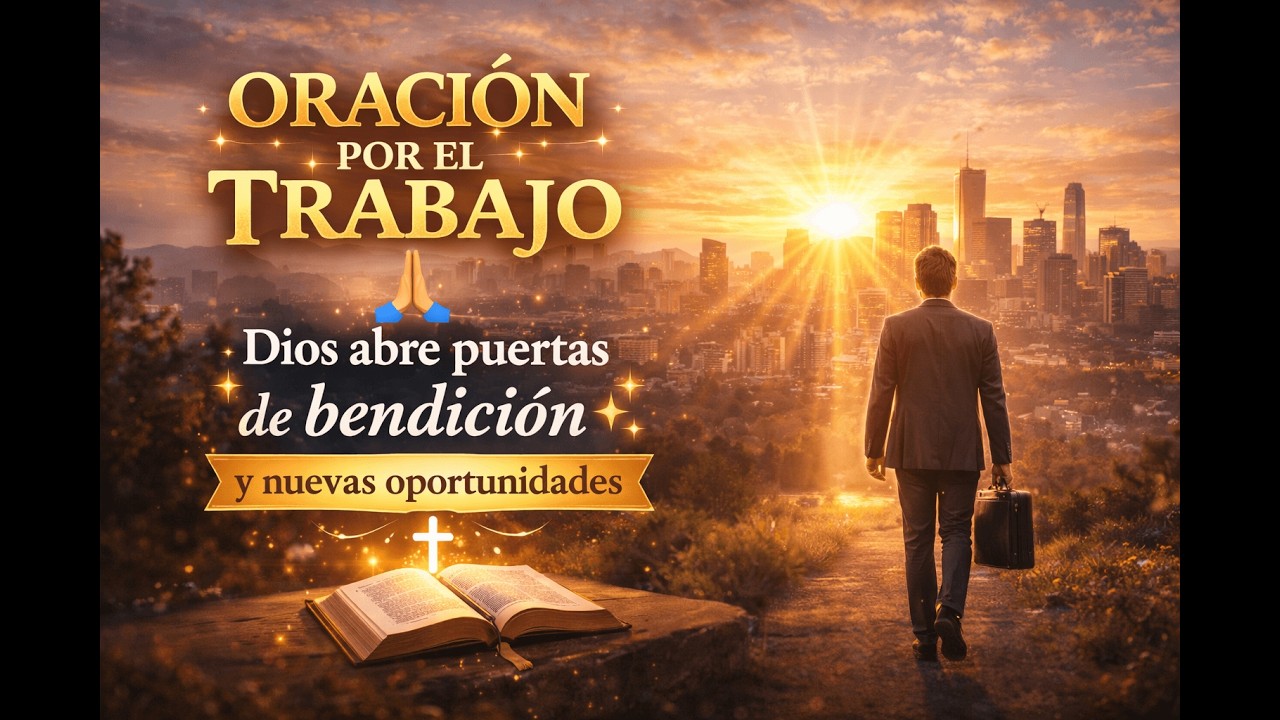 Oración por el Trabajo 🙏 Dios abre puertas de bendición y nuevas oportunidades