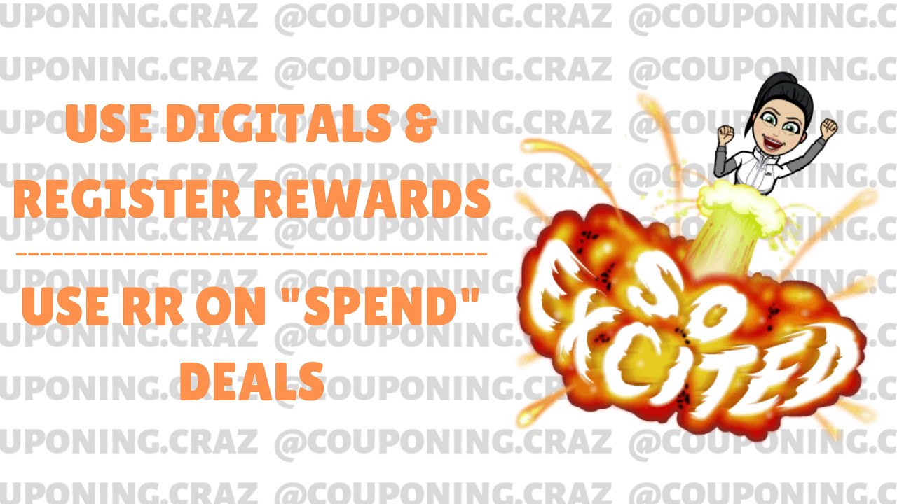 REGISTER REWARDS // Walgreens couponing
