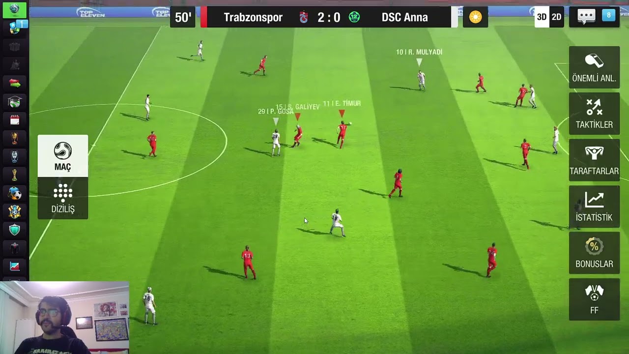 Top Eleven Federasyon Maçı (4-1-2-1-2 vs 4-2-3-1)