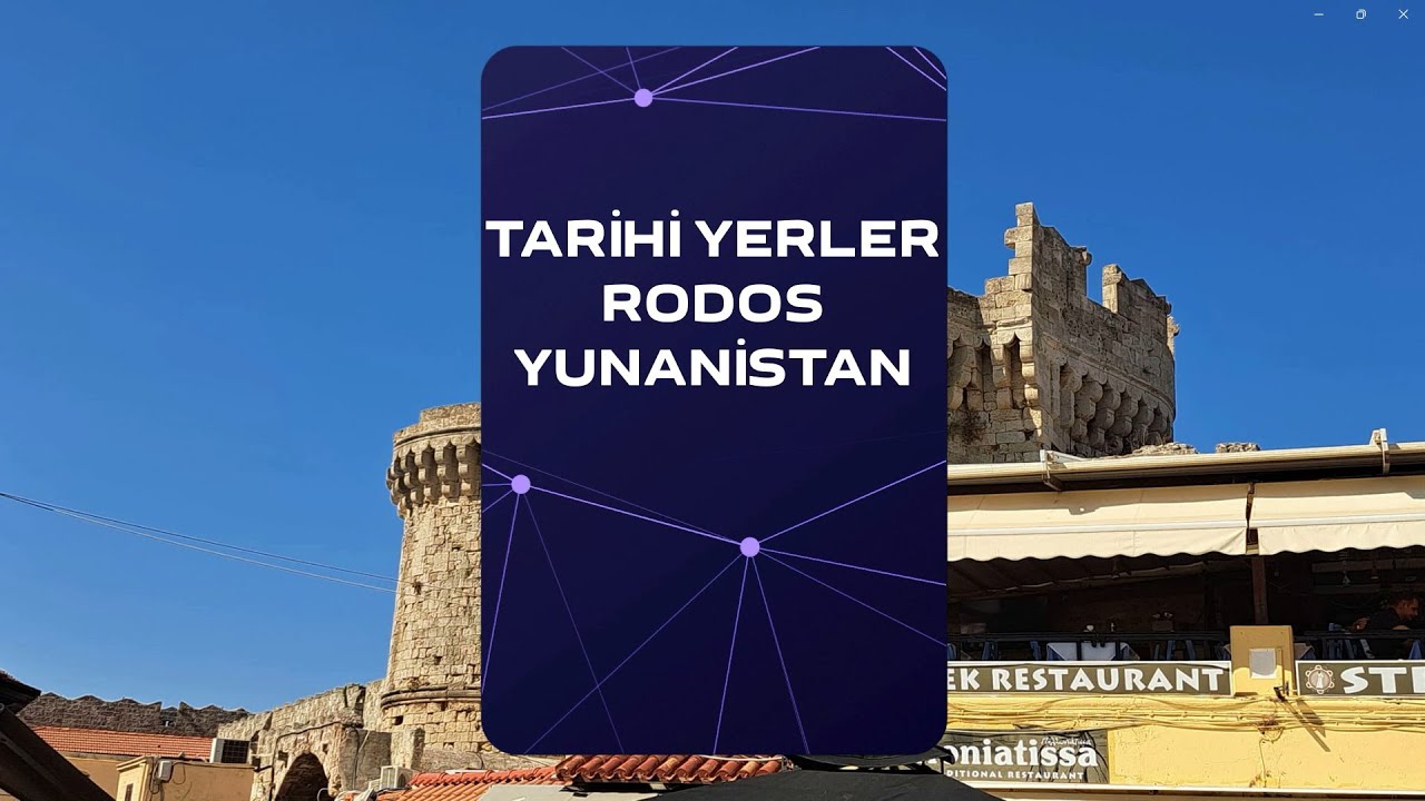 Rodos'un Tarihi Yerleri - Yunanistan (Video.128)