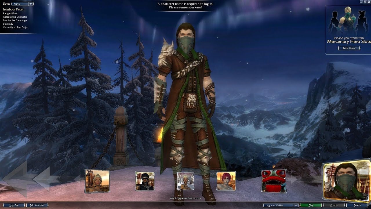 Guild Wars - Ironman Gwamm - 4/30 - Cantha Guardian 1/13