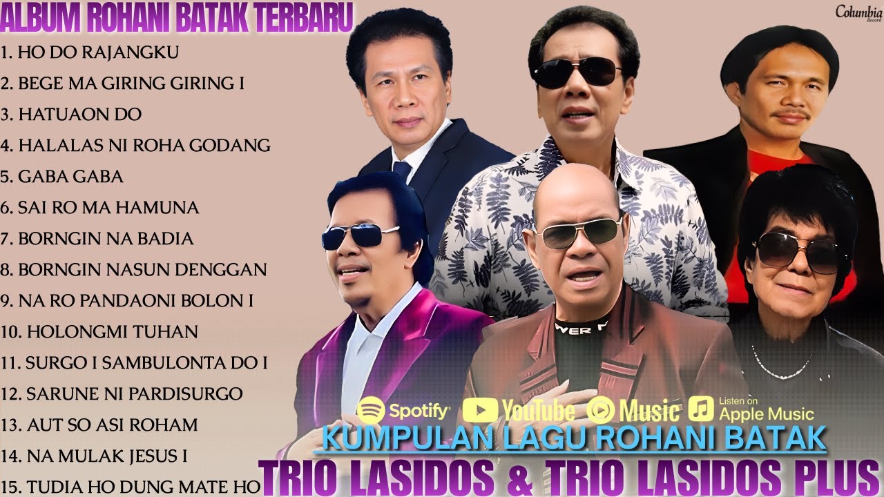 TRIO LASIDOS - TRIO LASIDOS PLUS |ALBUM ROHANI BATAK TERBARU ||BIKIN HATI DAN JIWA SEJUK ||