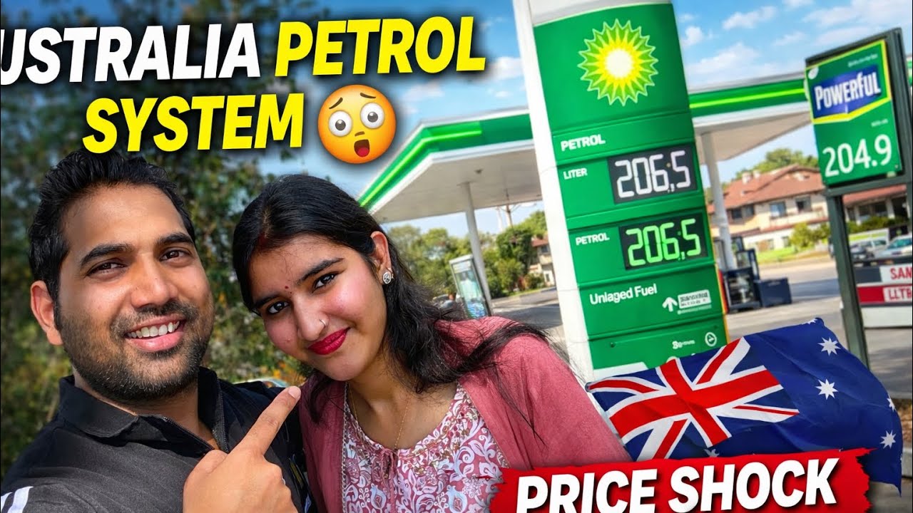 “Petrol Pump System in Australia 🇦🇺⛽ | BP vs Powerful Price Difference | Indians in Australia!”