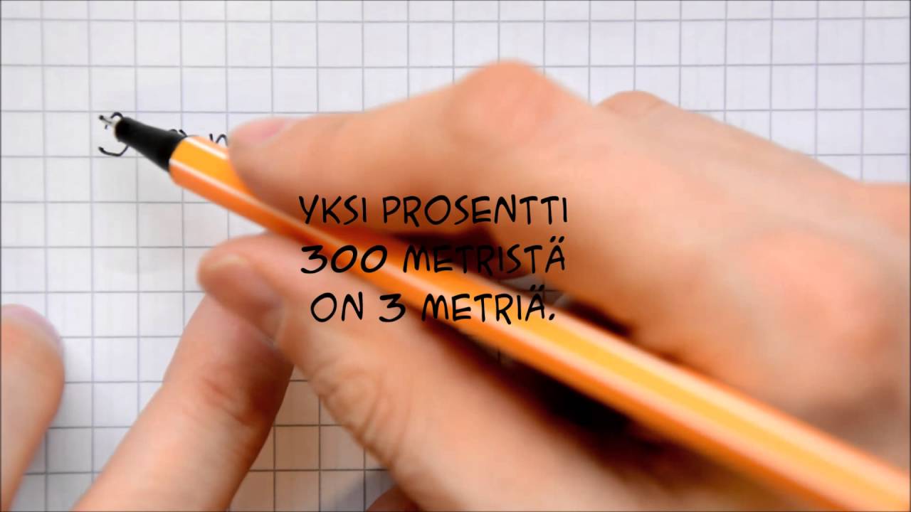 Prosentin laskeminen