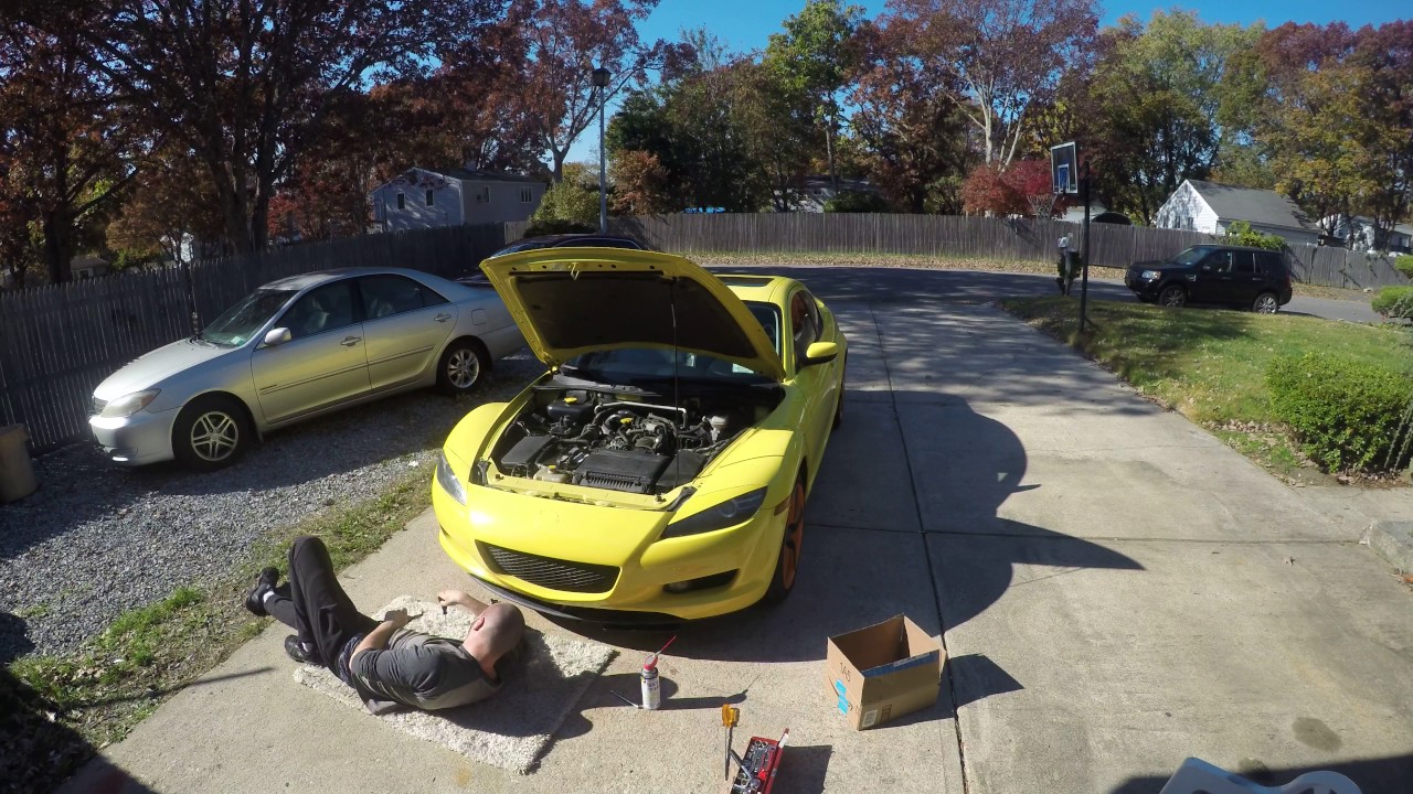 2004 rx8 air intake + coils replace part1