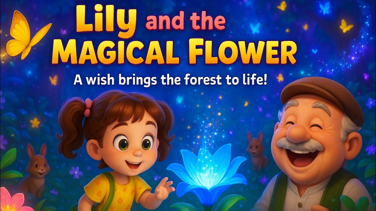 The Girl of Joy 💫 | Magical Flower Story for Children🌺🌺