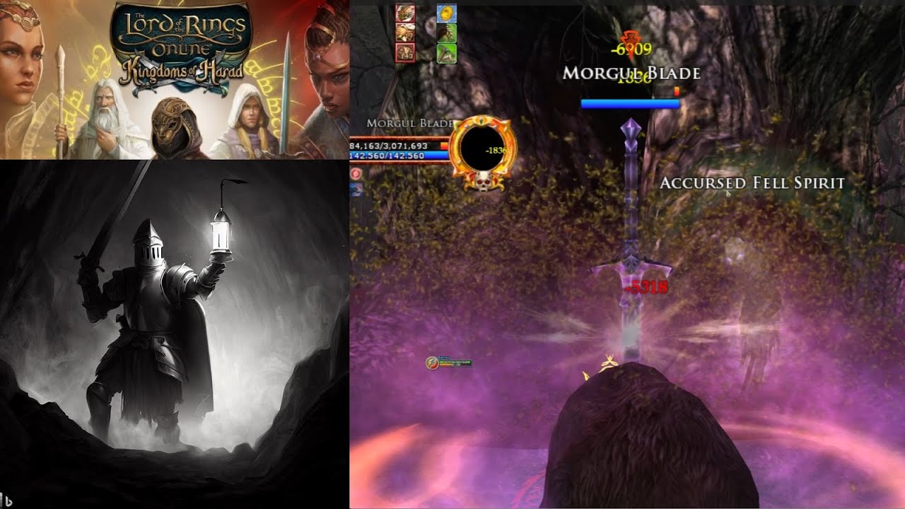 Lotro - Soloing 3-Player Woe of the Willow - Gear/Mats/Purple Traceries - Level 151 - Beorning