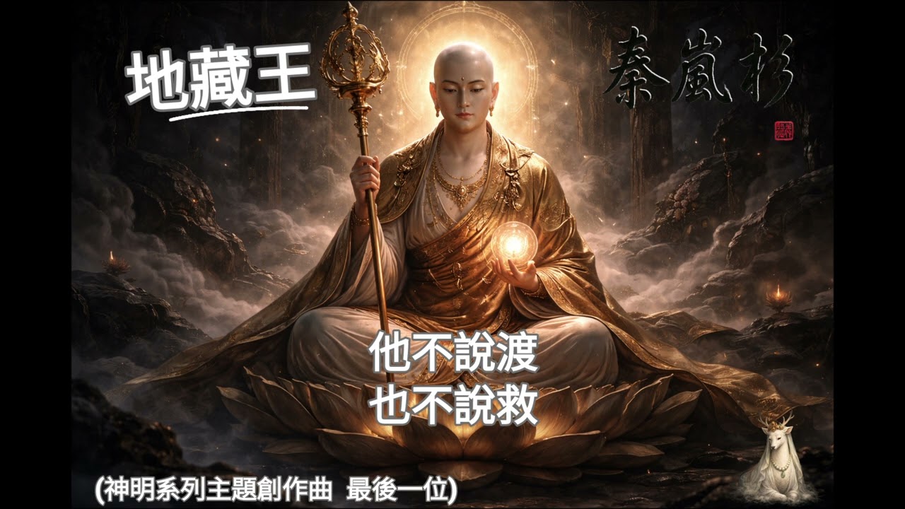＜地藏王＞最後一位｜若世間還有人沒被原諒  他就不會離開｜神明系列｜主題創作曲｜ 秦嵐衫 #音樂 #秦嵐衫  #地藏王菩薩      #死亡    #地獄不空
