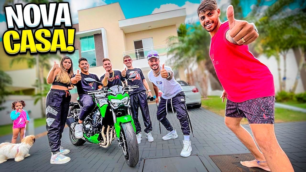 FINALMENTE MEUS AMIGOS VIERAM CONHECER MINHA CASA NOVA 🤩
