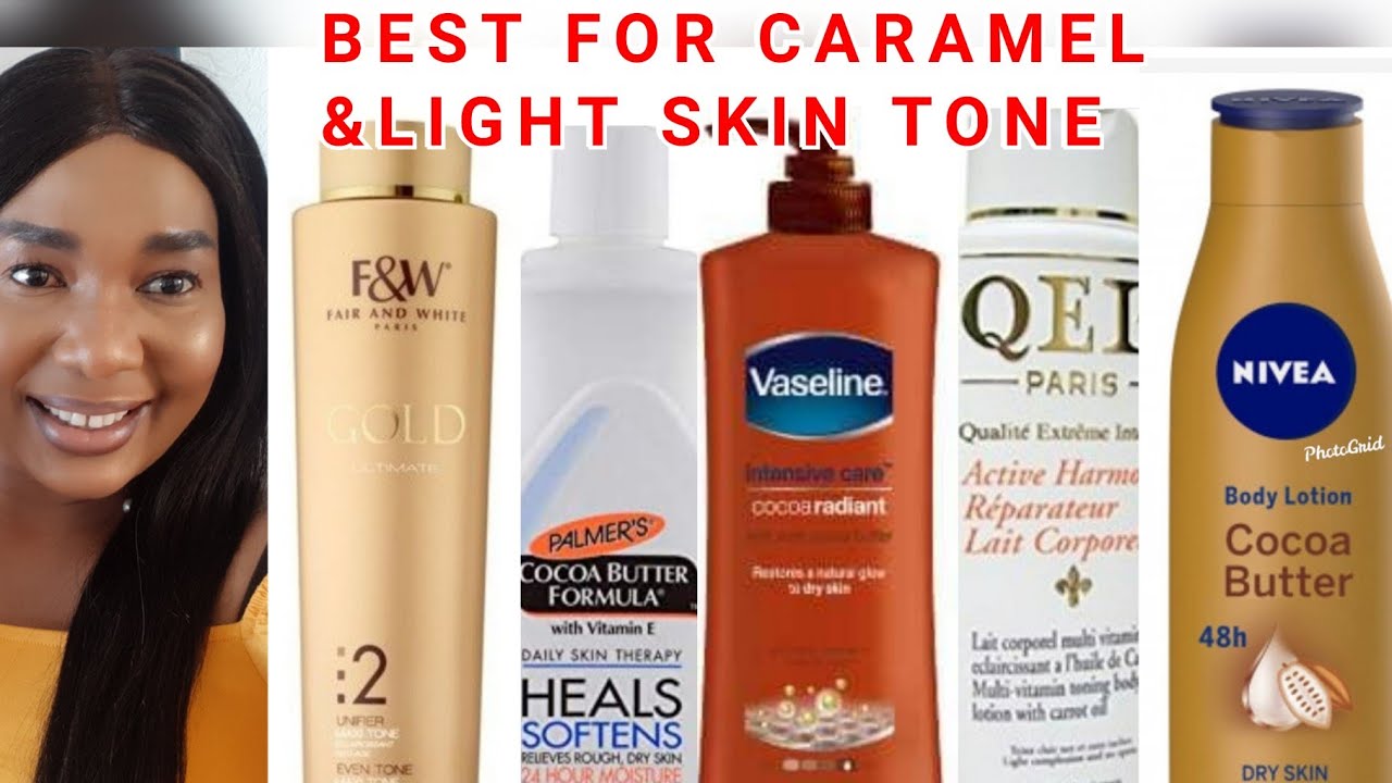 BEST SAFE AND EFFECTIVE LOTIONS FOR DARK , CARAMEL,  & FAIR SKIN  REVIEW